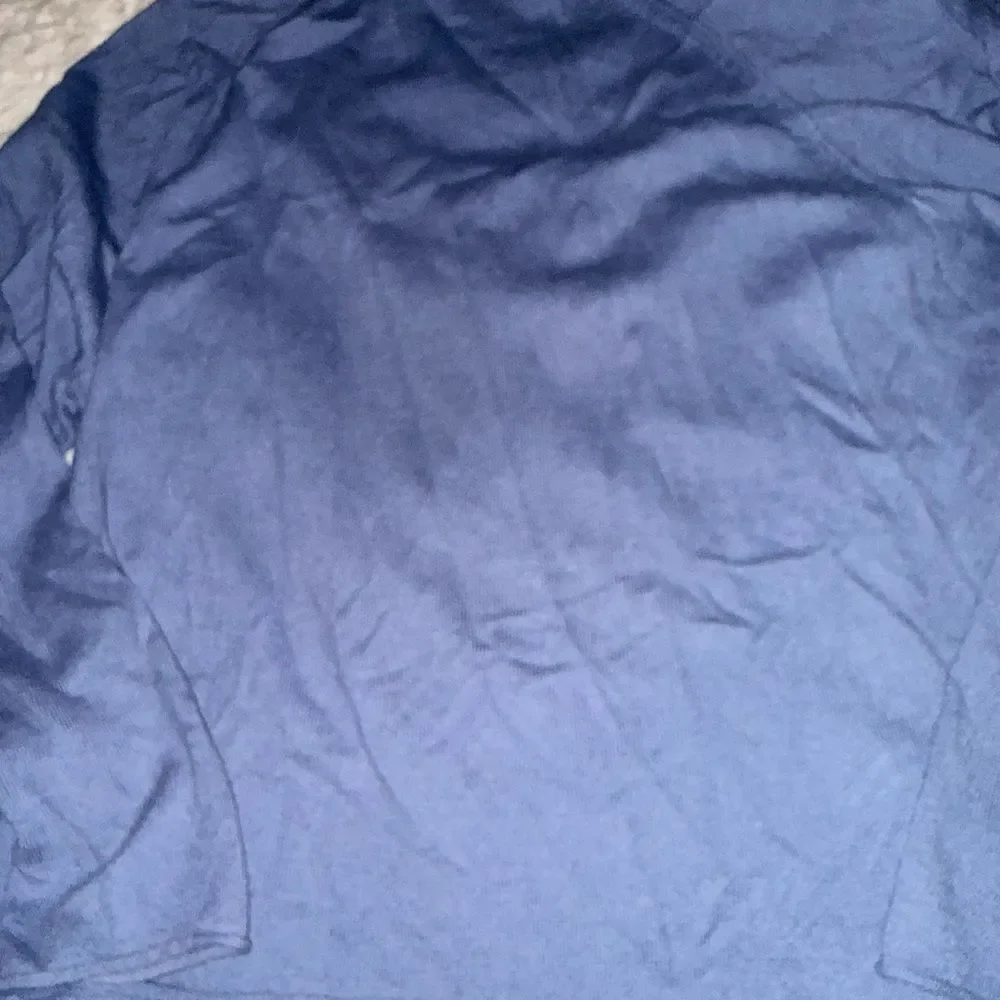J. Jill Soft Blue Open Cardigan